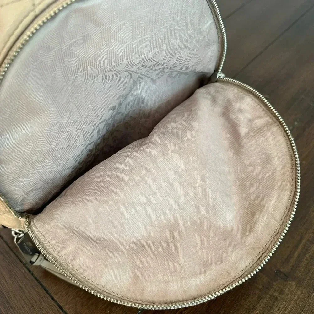 Michael Kors quilted backpack